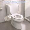 Bidet Attachment for Toilet, Ultra-Slim Non-Electric, Self Clean Bidet Sprayer, Adjustable Water Pressure, Dual Nozzle for Feminine/Posterior Wash, Easy to Install