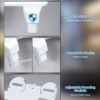 Bidet Attachment for Toilet, Non-Electric Dual Nozzle for Frontal & Rear Wash, Adjustable Water Pressure Control, Fresh Water Bidet Toilet Seat, Self Cleaning Water Sprayer